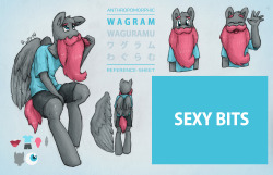 Both reference sheets for Wagram and Wingbella (anthro - sfw)