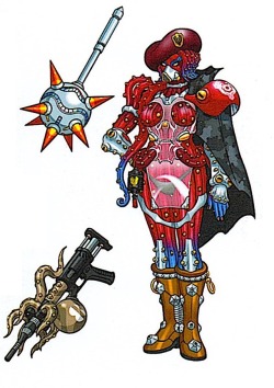 crazy-monster-design: Madakko, Mecha Madakko from Uchuu Sentai