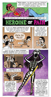 zenpencils:  FRIDA KAHLO ‘Heroine of Pain’