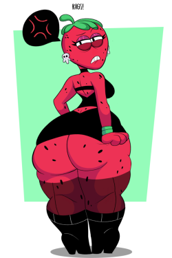 grimphantom2:  rakugakidscrayon:  Soooo I really like this show!  Extra Thicc Drupe 