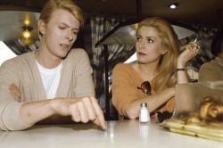 cinemarhplus:  David Bowie and Catherine Deneuve