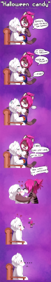 muramurichan:  mini YCH comic commission for Puma-Namanari I