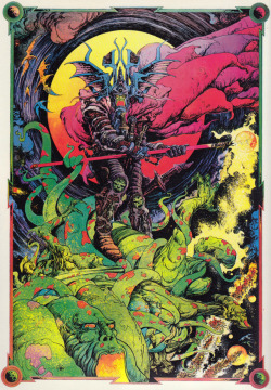 Prince of a Thousand Forms, ilustration by Philippe Druillet. From Masters Of Comic Book Art, by P. R. Garriock (Aurum Press, 1978). From Oxfam in Nottingham.