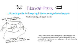 kittensguidetokittenplay:Blanket Forts! 