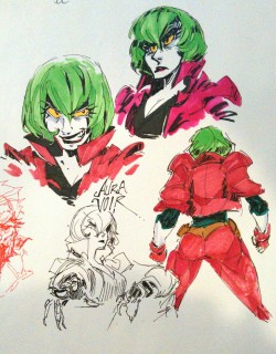 ryanccole:My red marker died out coloring those pants, so the