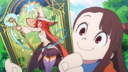 pkjd-moetron:  Little Witch Academia TV anime Ep.1 screenshots.