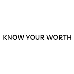 Know your worth. Never settle for less than you deserve ❤️