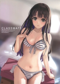 akame (akamiru) saenai heroine no sodatekata katou megumi bikini