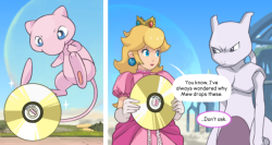 finalsmashcomic: A Mew-sical Family At last we know why Mew drops