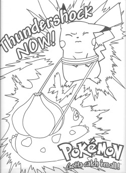 pokescans:  Coloring sheet. 