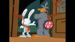 cartoonsintheirunderwear:  Sam and Max: Freelance Police. This