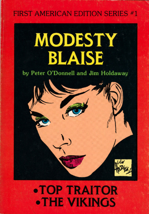 Modesty Blaise First American Edition No. 1 (1981). From Oxfam in Nottingham.