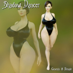  Shadow Dancer is a Full Body and Head Morph for Genesis 8 Female.