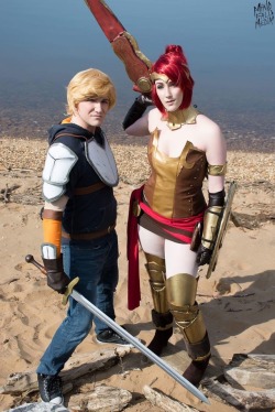 Our costumes came out really nice ! If I ever wear Pyrrha again,