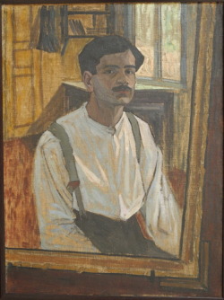 self-portrait, 1913, David Kakabadze