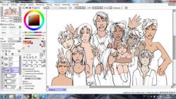 Omg, too much people, i’m dying with colouring ToT They