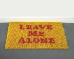 christiesauctions:  Do Ho Suh (b. 1962)Doormat: Leave Me Alone