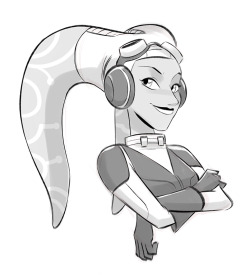 chillguydraws:   brokenlynx21:  Had to draw Captain Hera Syndulla