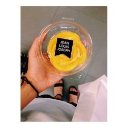 ‘Jéan Louis Joseph’ Mango and Vanilla custard tart.