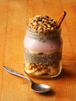 garden-of-vegan:  Chia Seed Pudding Breakfast Parfait - layers