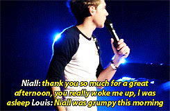 lewisandneil:  Niall stayed up all night playing the banjo -