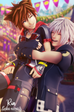 baka-neearts:    So happy together~ ♪  