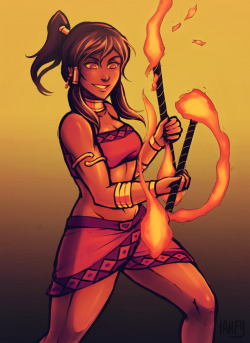 fire dancer korra 