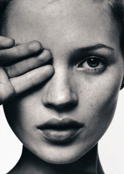 moldavia:  Kate Moss in i-D February 1996 by David Sims 