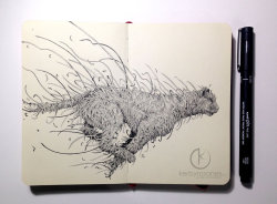 itscolossal:  Explosive Moleskine Doodles by Kerby Rosanes 