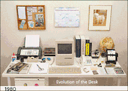 gifsboom:  The Evolution of a desk