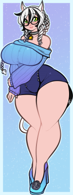 tehbuttercookie:  “Highwaisted Shorts r in” YCH Commission