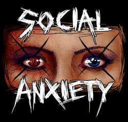 Our new band artwork! <3  @socialanxietyofficial  THANX FOR
