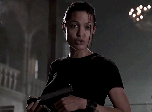 irinaz:  Angelina Jolie as Lara Croft in Lara Croft: Tomb Raider