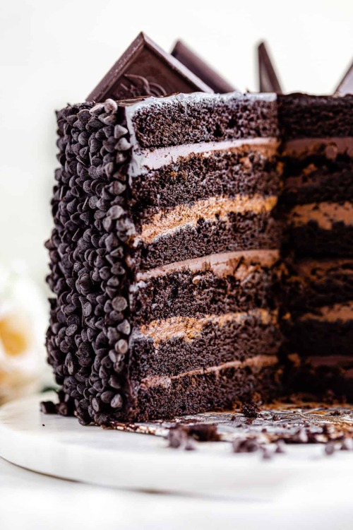 sweetoothgirl:    Ultimate 6-Layer Chocolate Fudge Cake  