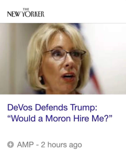 OMG!!!  That is so funny!!  Yes you were hired by a moron! 