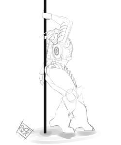 thebuggu:  bicobooty:  AoE Drift pole dancing. This is a WIP.