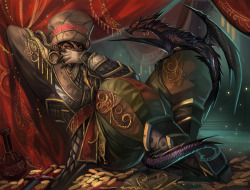 master-of-the-wheel:  The Black Prince:Wrathion by JMXD 