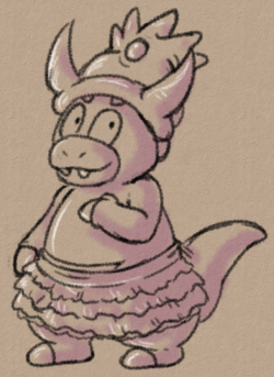 “Requesting a Slowking in one of these frilly dresses instead