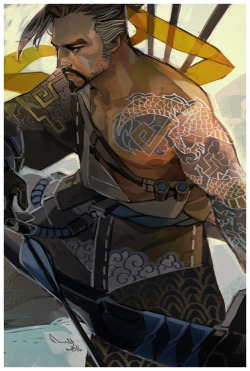 theminttu:  a Hanzo Tiddy™ print for Tracon : ) 