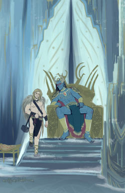 marty-mc:  Commission for Alma! Thor, concubine of king Laufey