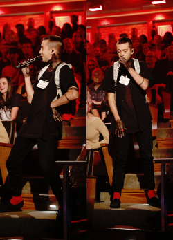 movingflames:    Tyler Joseph, Late Night with Seth Meyers, September 14th, 2015.   