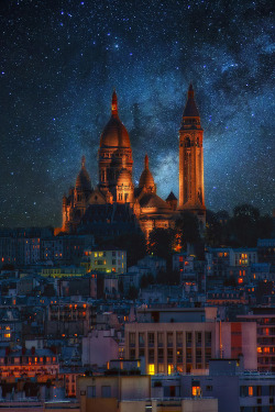 gl0vving:  Montmartre Paris by faula thierry  