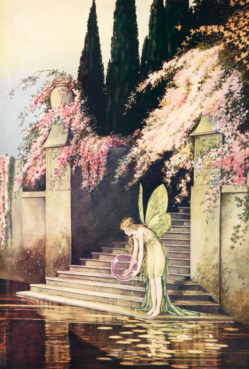 honeymild:  “The Crystal Gazer” (1915) from Fairyland by