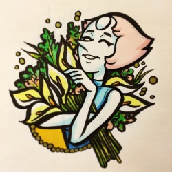 monserrattv:  Day 4 of inktober & here is Pearl with lots