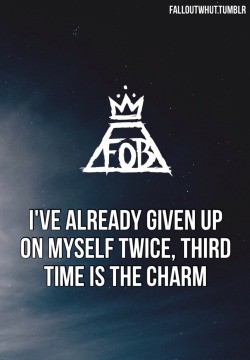 chate-stamps:  Fall Out Boy - G.I.N.A.S.F.S. my picture and edit