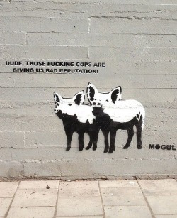 crustpunx-apocalypse:  PIGS ARE NOT COPS STOP CALLING COPS PIGS