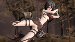 absolutezerotf2:  Did some stuff with Mikasa in MDD… I really