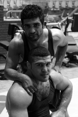 popsixsquishcicerolipschitz:  Reza and Masoud