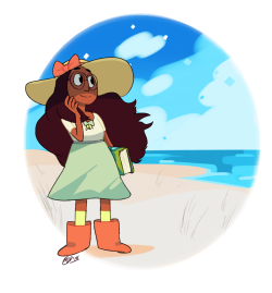 genchiart:  30 Day Steven Universe Art Meme: Day 7 7. Draw Connie.