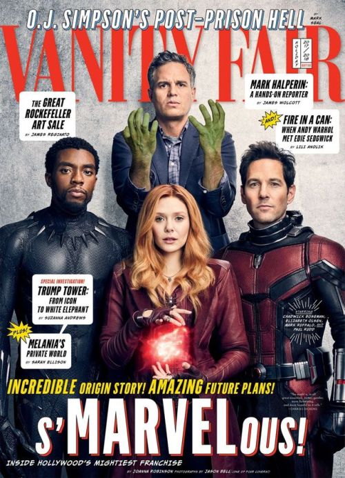 dailyactress:  Actors of Marvel – Vanity Fair Magazine December 2017 – January 2018   Helló mi!?